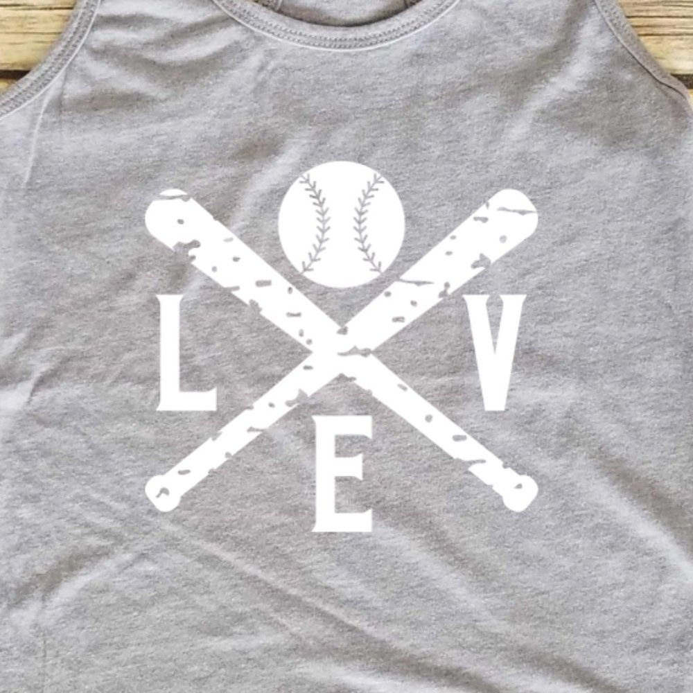 Baseball Love - fitted tank top